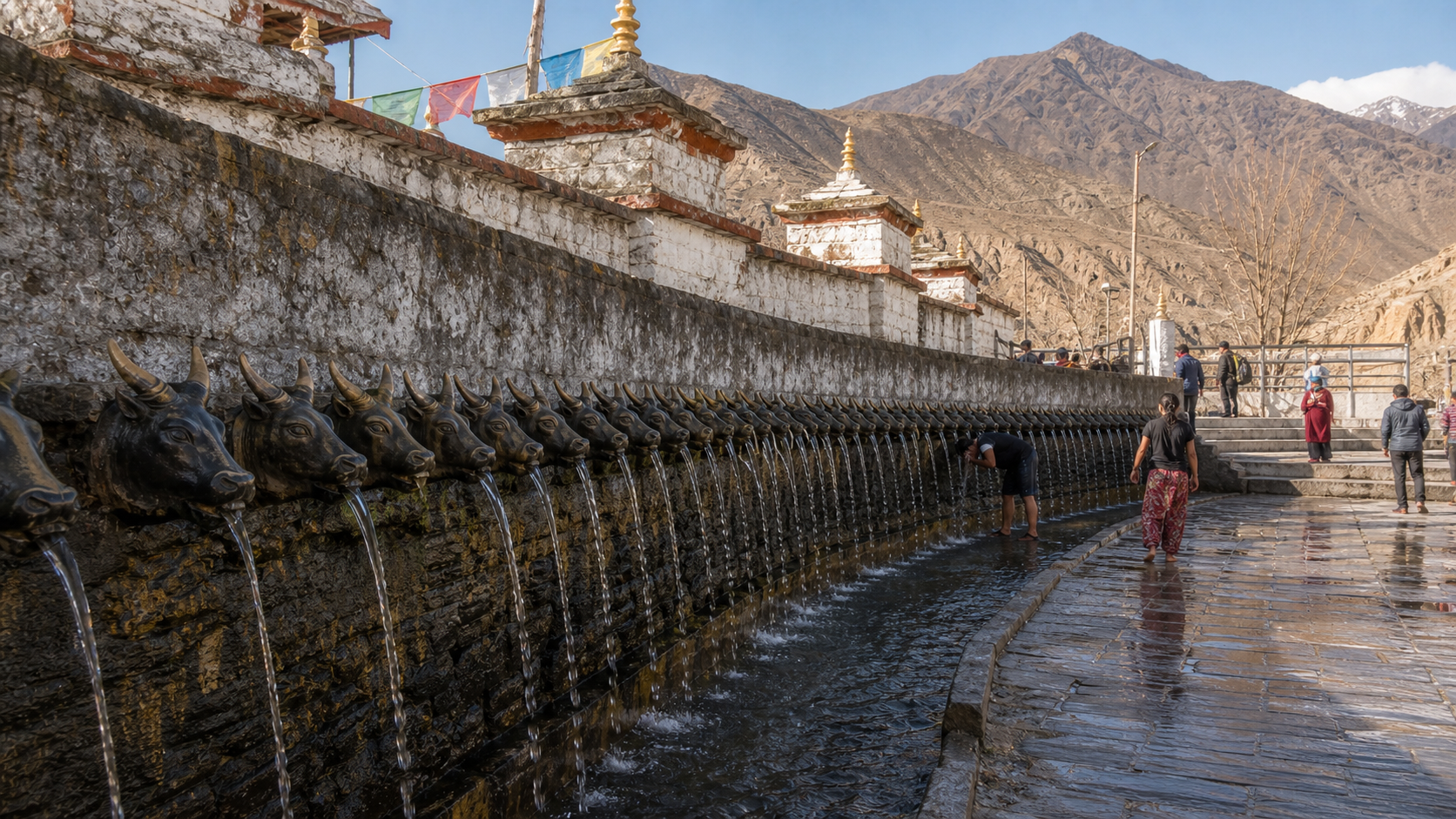 108 Mukti Dhara at Muktinath